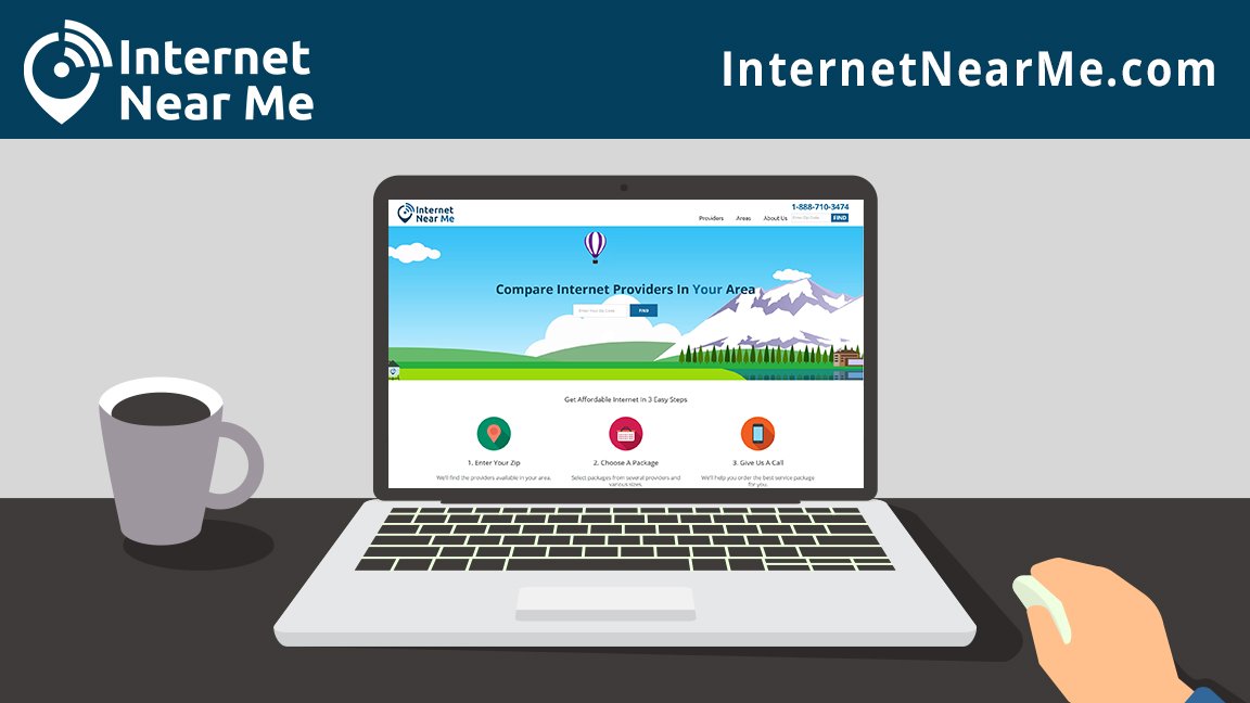 InternetNearMe's tweet image. InternetNearMe.com works with internet service providers throughout the country to simplify the ordering process for you, the customer.