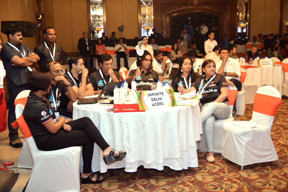 StarSportsIndia's tweet photo. Plenty of high-intensity bidding was on show at the @PBLIndiaLive auction! Here are the best shots from an exciting day! #PBLAuction https://t.co/EQY6U4v8Ot