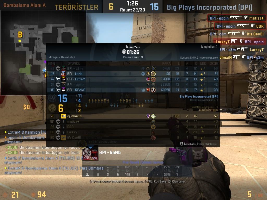 bigplaysinc's tweet photo. NumberOne Esports Club ile olan mücadelemizi 2 - 0 Kazandık!
►►Euro Cups CS:GO Ligine girmiş bulunmaktayız.◄◄
#BPICsgo Go BPI Go! https://t.co/1pbI5bHhTx
