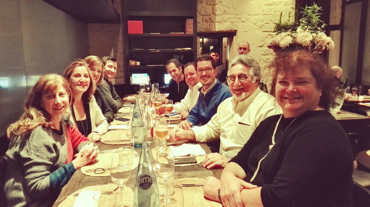 Making the world open with @consortium Board of Directors Paris mtg. <a href="/DrBSI/">Barbara Illowsky</a>