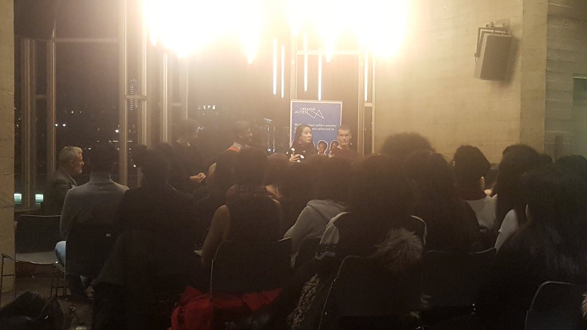 _CreativeAccess's tweet photo. #EmilyLim Resident Director at @NationalTheatre is our final speaker for the evening https://t.co/6kT0m47FCu