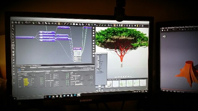 DreaHorvath_DDC's tweet photo. Got a couple of days to finally learn #PlantFactory2016. Endless options to make and tweak your plant, but really complex :) #3D #treehugger https://t.co/4OuJUPeVJB