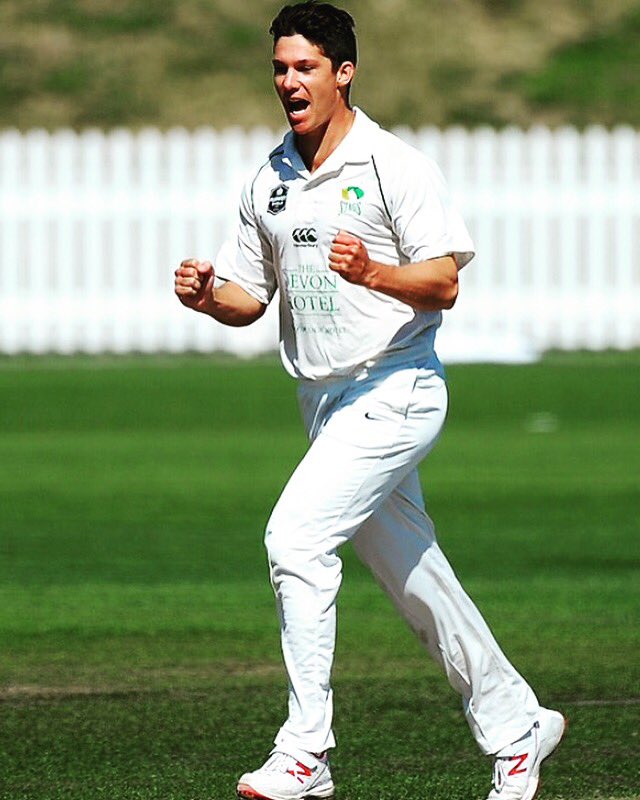 CentralStags's tweet photo. Happy birthday to Marlborough fast bowler @benwheels07. Ben made his #cdstags debut in 2010 and his @BLACKCAPS debut in 2015 #wheels #finsup https://t.co/NIsWg61qvU