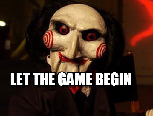 mikel on X: Let the game begin #Saw #TrumpPresident