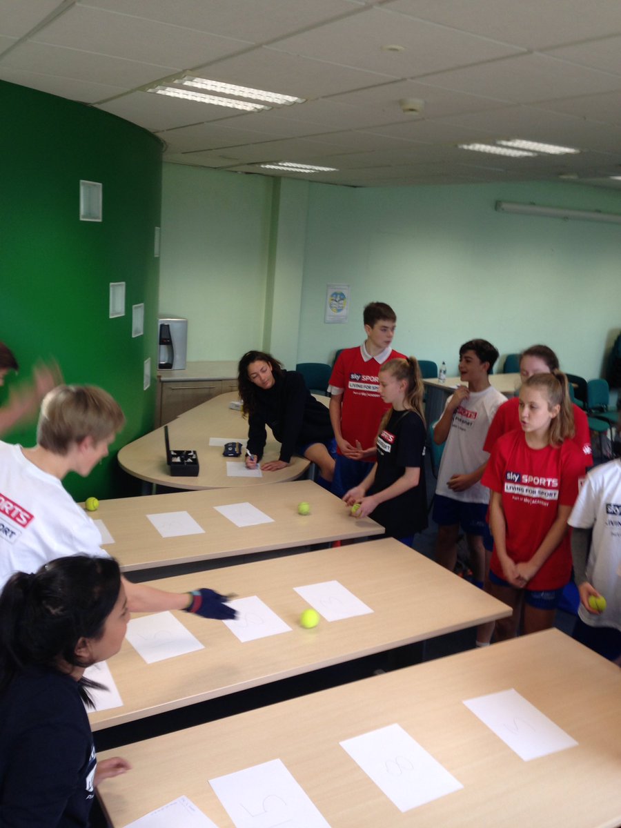 A superb @YouthSportTrust @SkySportsLFS Day at #KingsInternational with mentor @kategrey25 getting involved!