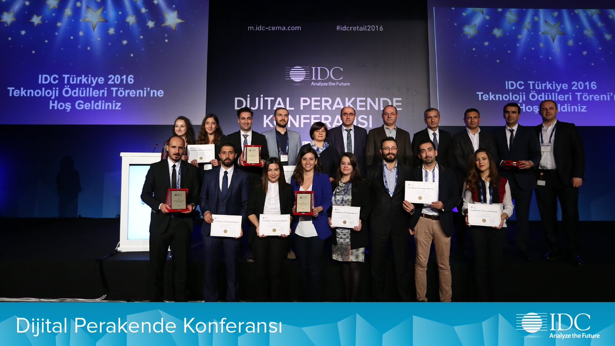 IDC Türkiye Perakende Teknoloji Ödülleri sona erdi. Tüm kazananlarımızı tebrik ederiz.