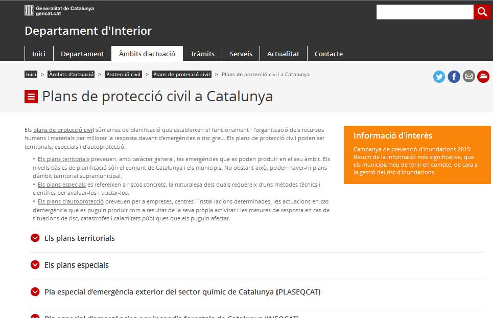 Què són els plans de #ProteccióCivil? Quins tipus hi ha? Per què serveixen? T'ho expliquem a bit.ly/1zA8tLi