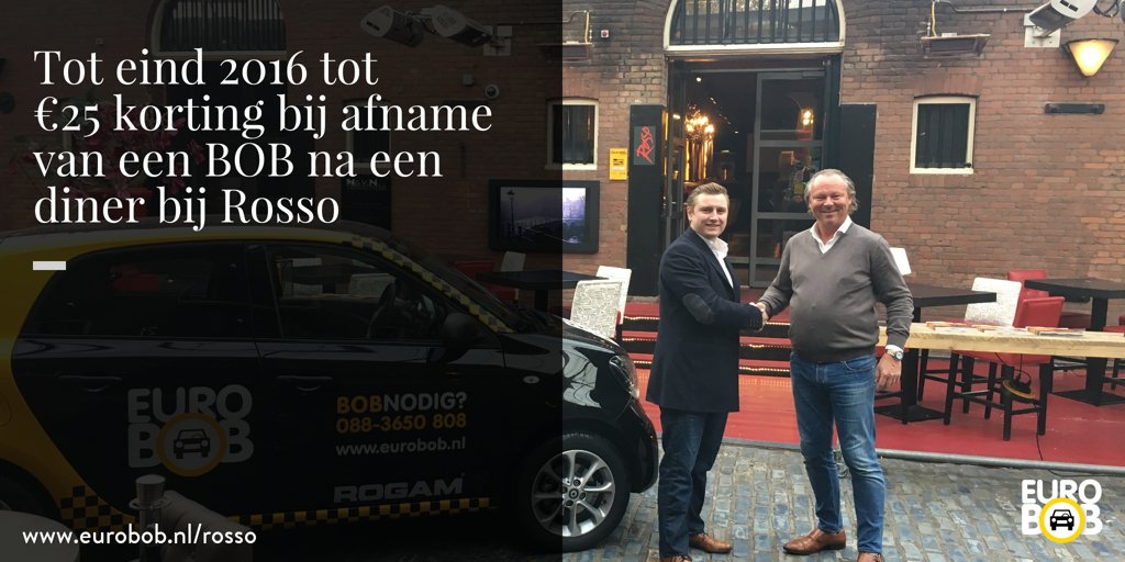 Tot eind 2016 een mooie actie in samenwerking met Rosso!