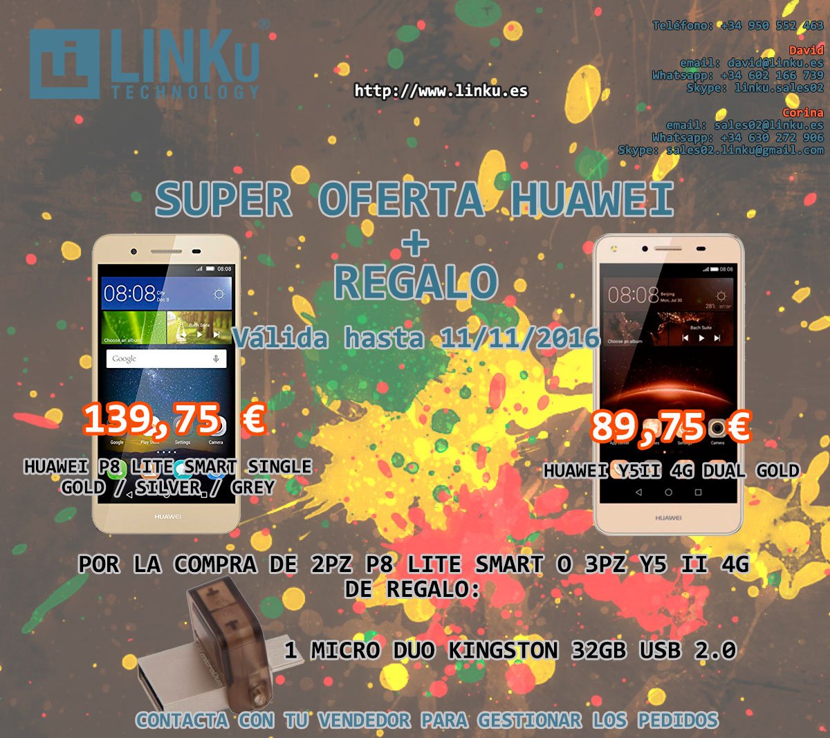 LinkuTechnology's tweet photo. Super Oferta Huawei + Regalo. No te la pierdas!!! https://t.co/9jguTYAXEd