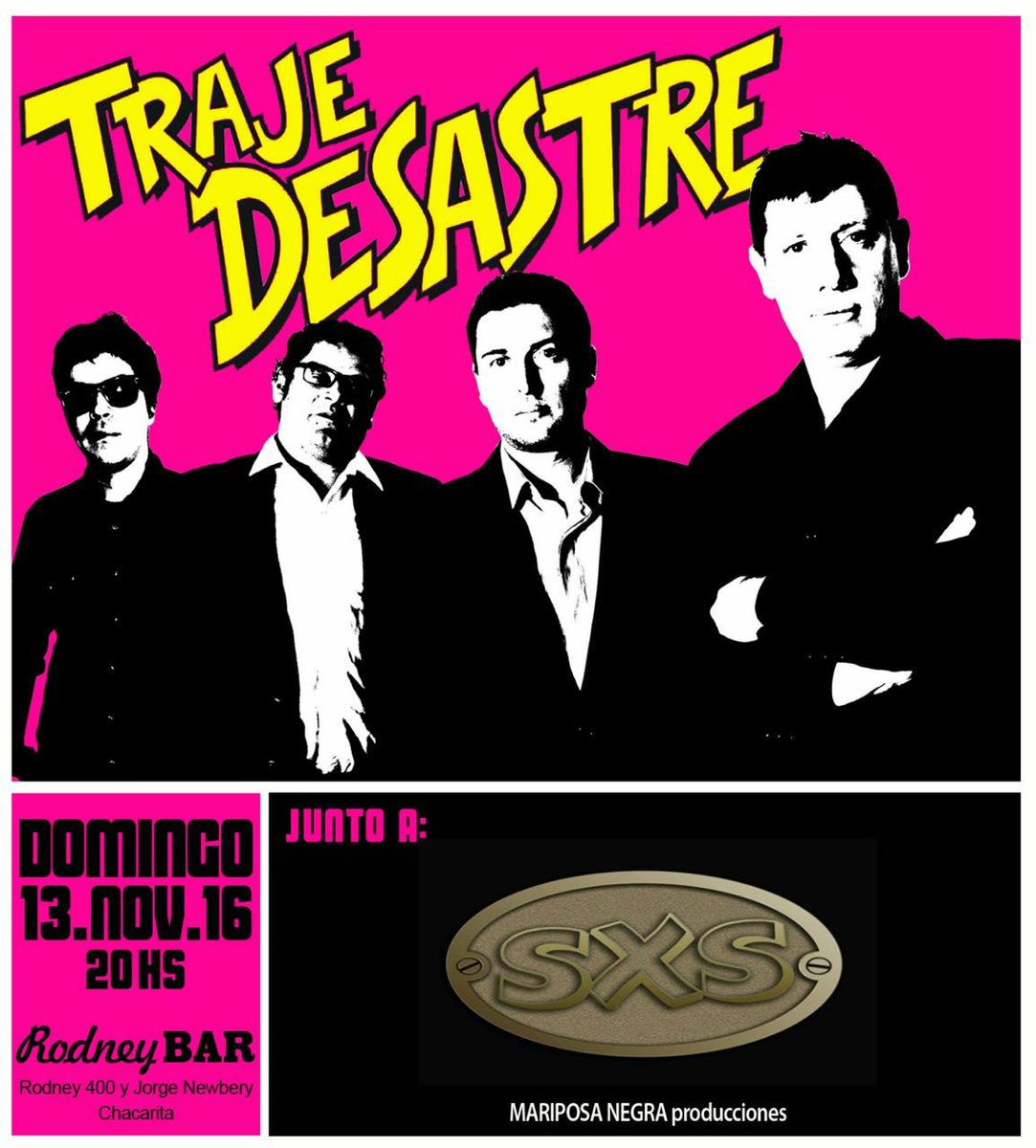 TrajeDesastreOk's tweet photo. Este #Domingo 13 volvemos a #BarRodney junto a los amigos de #SexySu con entrada #Gratuita nooo la queedes veenite!! https://t.co/uWUXtPy5tv