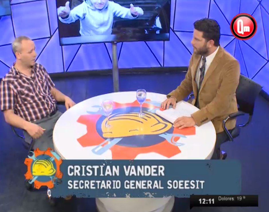 QMnoticias's tweet photo. Ahora: @Mundotrabajotv con @matulojo y una entrevista al Secretario General de #SOEESIT https://t.co/M93CmyNYop