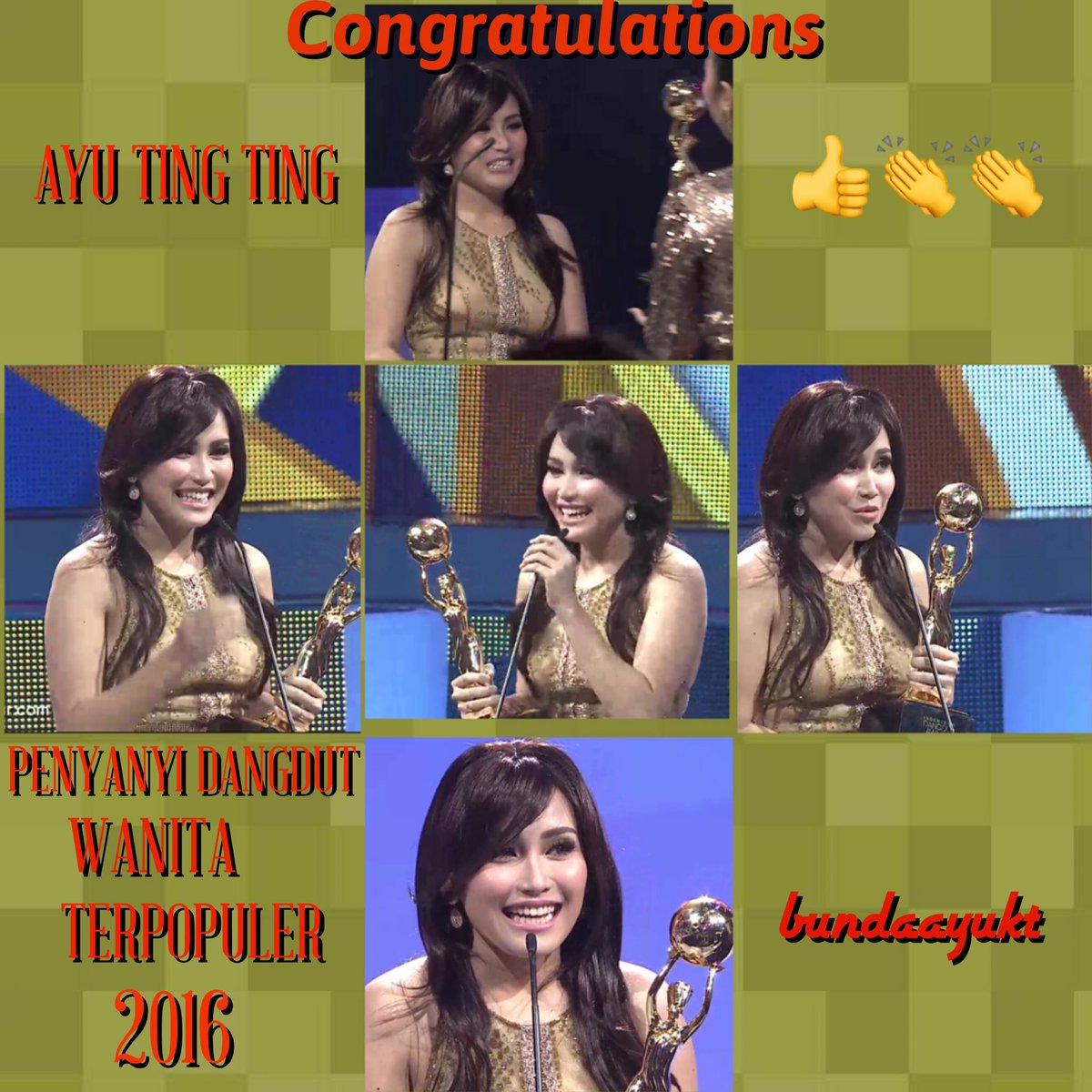 ayu_kathy's tweet photo. Congratulations @aytingnew92 ππππππππ #IDA2016 #AyutingtingIDA2016 #congratulationsayutingting #supportayutingting https://t.co/47IVmm5cDc