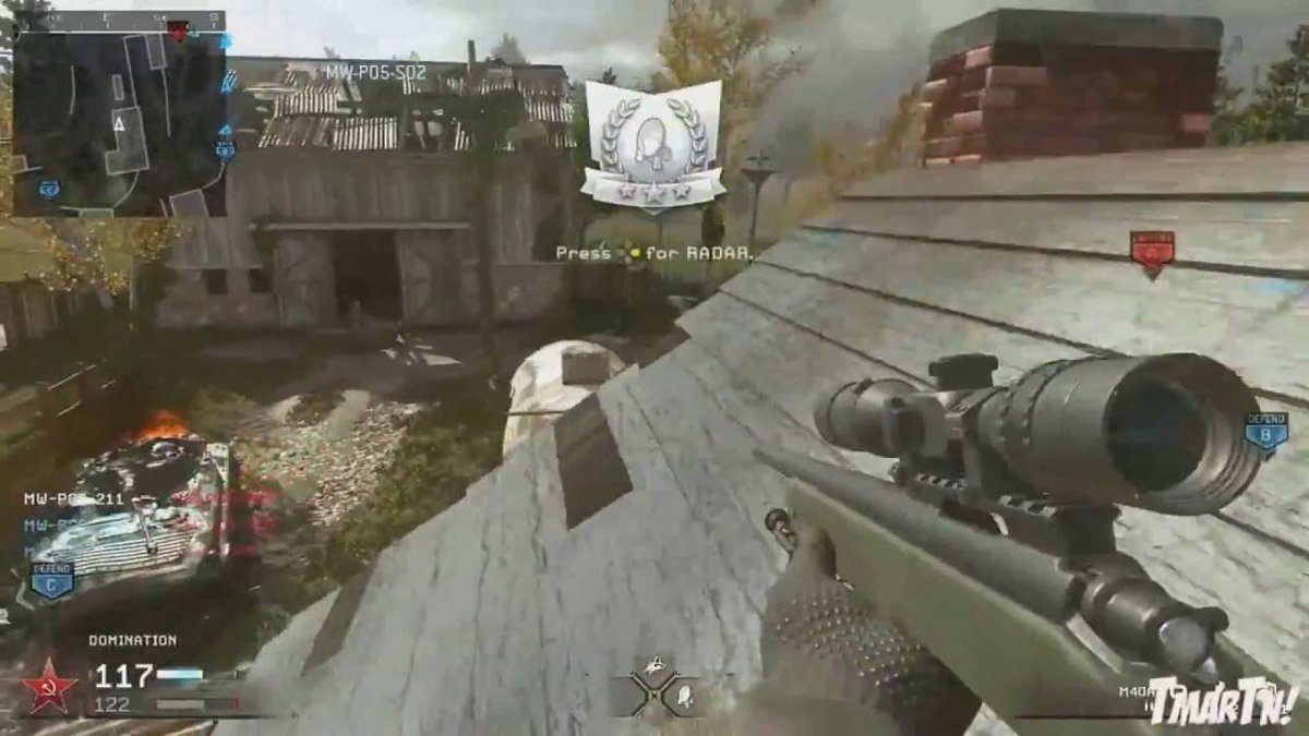 D_Bowey's tweet image. COD 4 remastered was made for a reason ... #QuickScopes