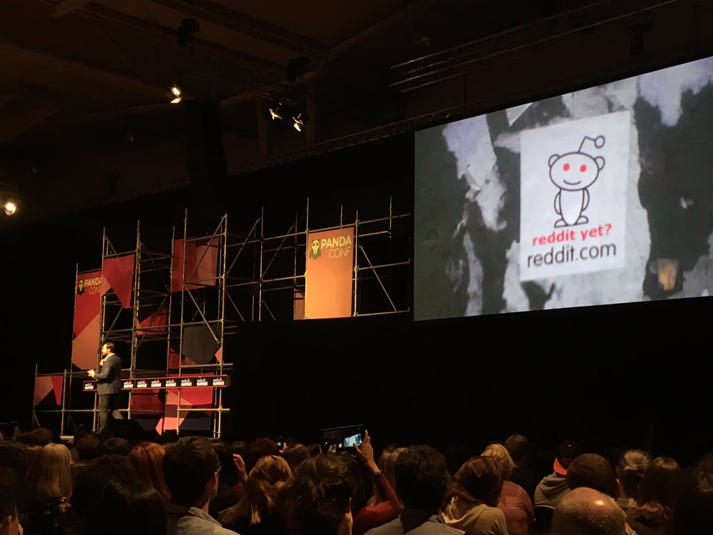 TomasSnitka's tweet photo. Simply amazing talk and story to remember by @alexisohanian @WebSummit @TransferGo  #websummit #lisbon #fintech https://t.co/MmxGs0IEw9