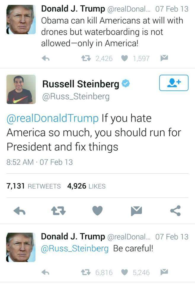 Well done Russell... well done