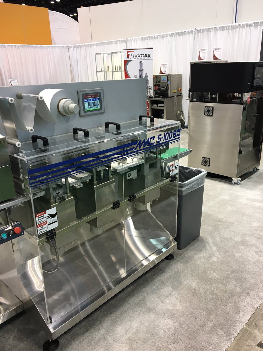 ThomasPackaging's tweet photo. Last day of #packexpo. We are here, booth W-645 with the latest blister and bottle filling equipment, including  this new model from MAC. https://t.co/2DdiQ7lolC