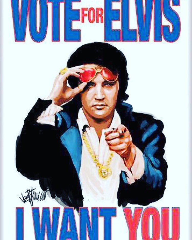 ElvisPresley27's tweet photo. #elvis #elvispresley #elvispresleyfan #elvispresleyforever #voteforelvis #election2016 https://t.co/uUQ7EDHqsD