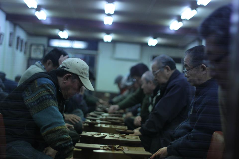 "Covertly took a #picture of Shogi players in Osaka." #travel #world