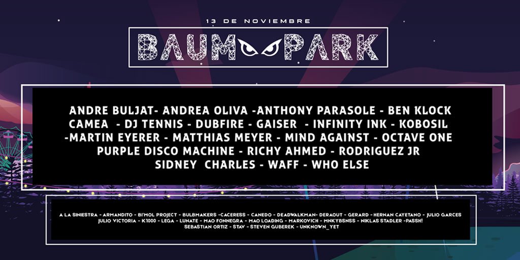 BogotaALaCarta's tweet photo. BAUM Park 2016 - Domingo 13 de noviembre https://t.co/wZBn8i9TQM https://t.co/5d2tGO934U