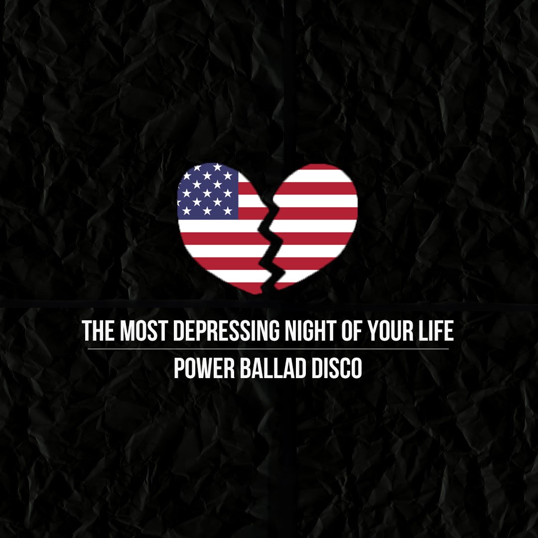 TheGarageHQ's tweet image. Broken hearted after the election? Be consoled with a discount on tickets for our #powerballad disco: bit.ly/depressingdisc… @TicketWebUK