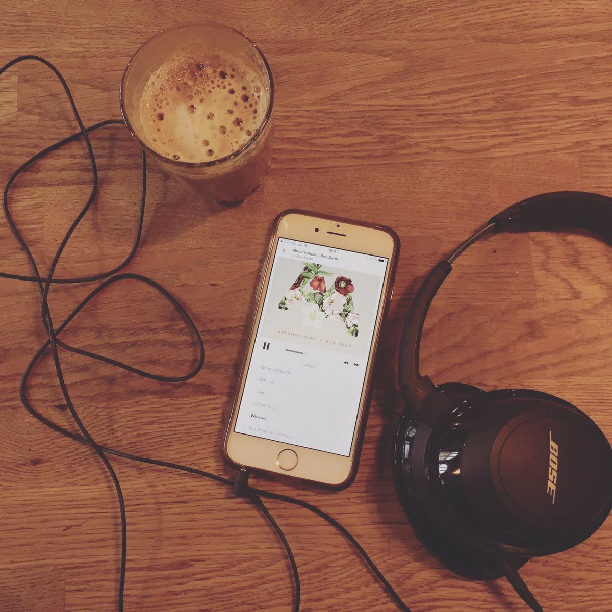 TheCollective6's tweet photo. Loved our first listen of Abloom Again over a flat white this morning. Great work @benjaminddean and @Room1Project #worship #AbloomAgain https://t.co/mqbOvHFENH