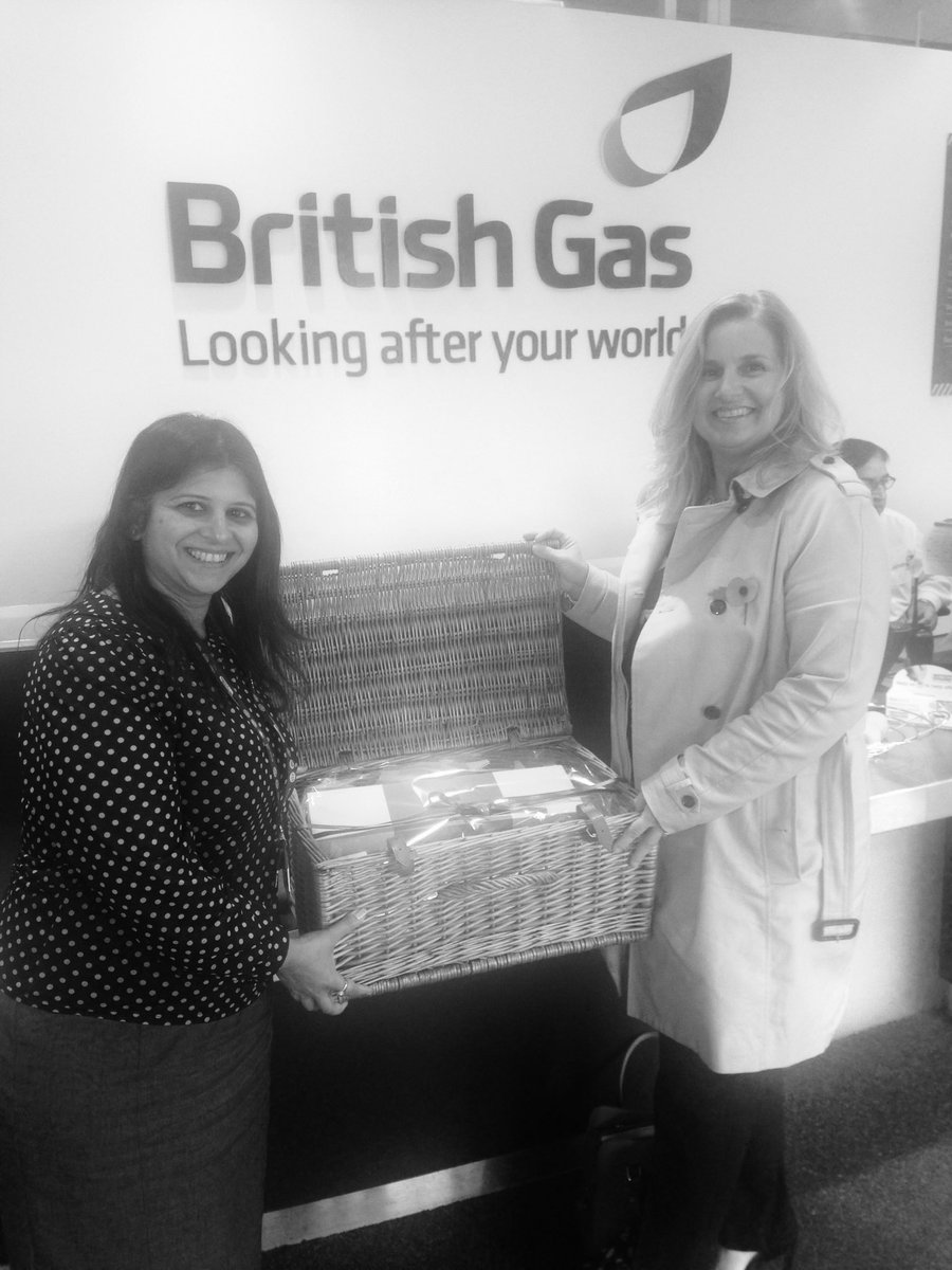 EventsHatch's tweet photo. Congratulations to Anita @BritishGas winning the Hatch Hamper #LBE16 #FSB2016 Kerry & Debs delivering the prize today! https://t.co/BWwmP7bbkH