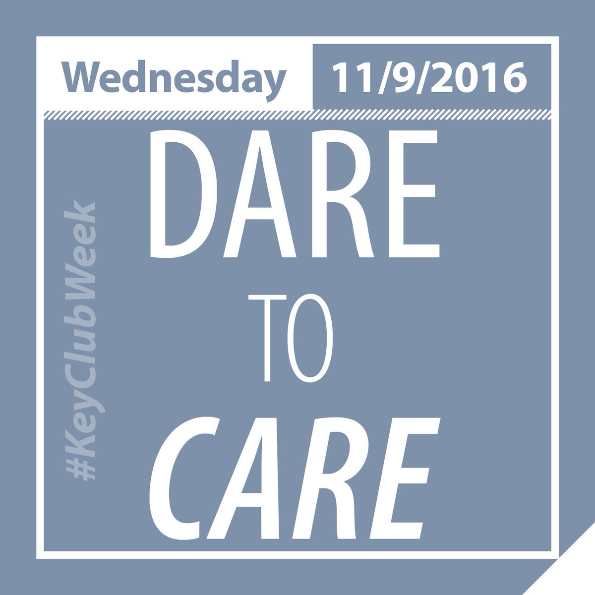 keyclub's tweet image. It's day 3 of #KeyClubWeek! How does your club dare to care w/ @unicefusa, @MarchofDimes and @CMNHospitals? bit.ly/2fyrcU7