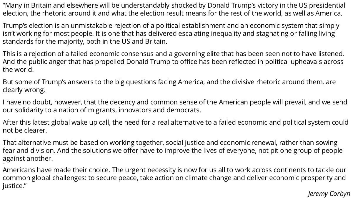 Show me anything in this statement that isn't Prime-Ministerial...