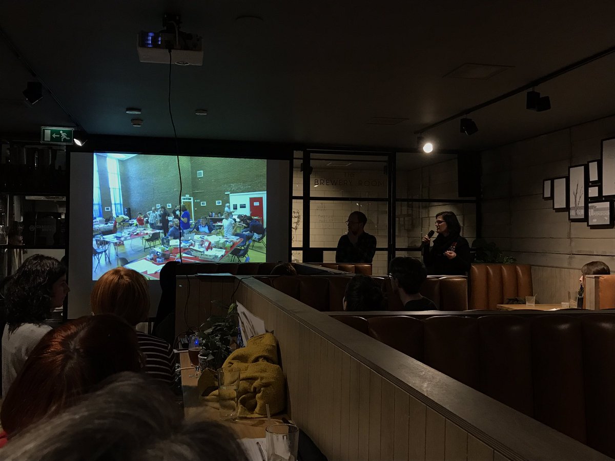 Roaring cardboard dragon heads and information boxes. Lots of interesting things from <a href="/ArdlerInventors/">Ardler Inventor Days</a> #MakeShare