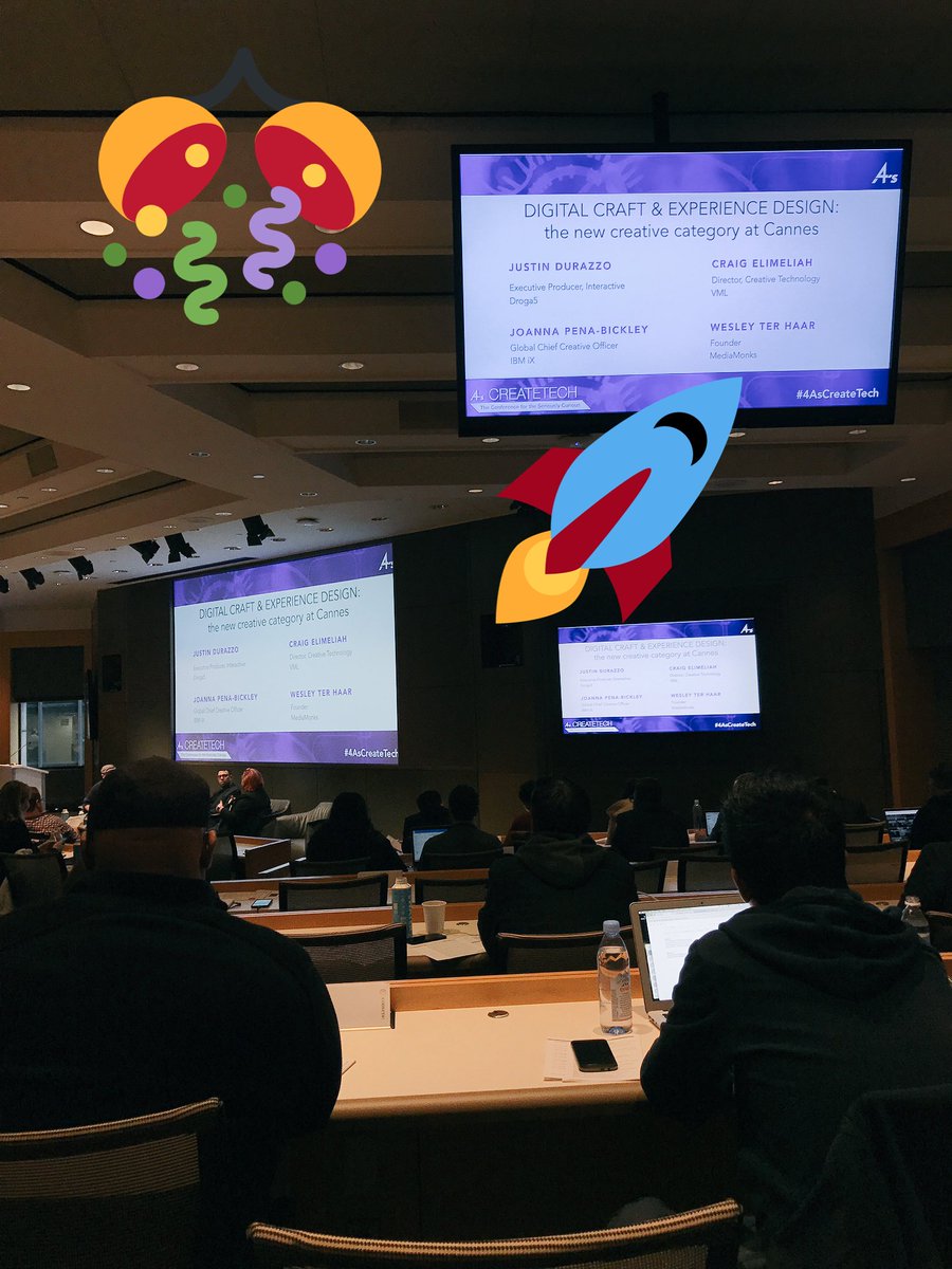 jaynabeth's tweet image. Brands that respect the value of craft &amp;amp; experience win… the new creative category at Cannes @IsobarUS #4AsCreateTech #createtech