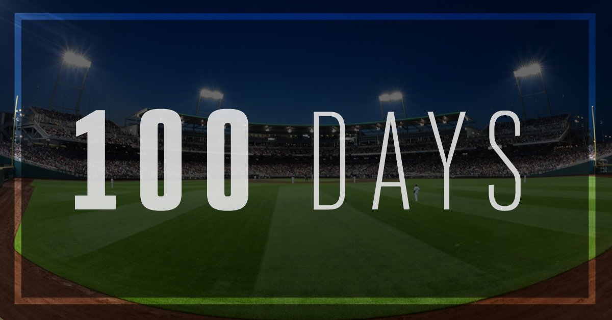 NCAABaseball's tweet image. ⚾️💯 BASEBALL IS BACK IN 100 DAYS! 💯⚾️

Season begins: February 17, 2017