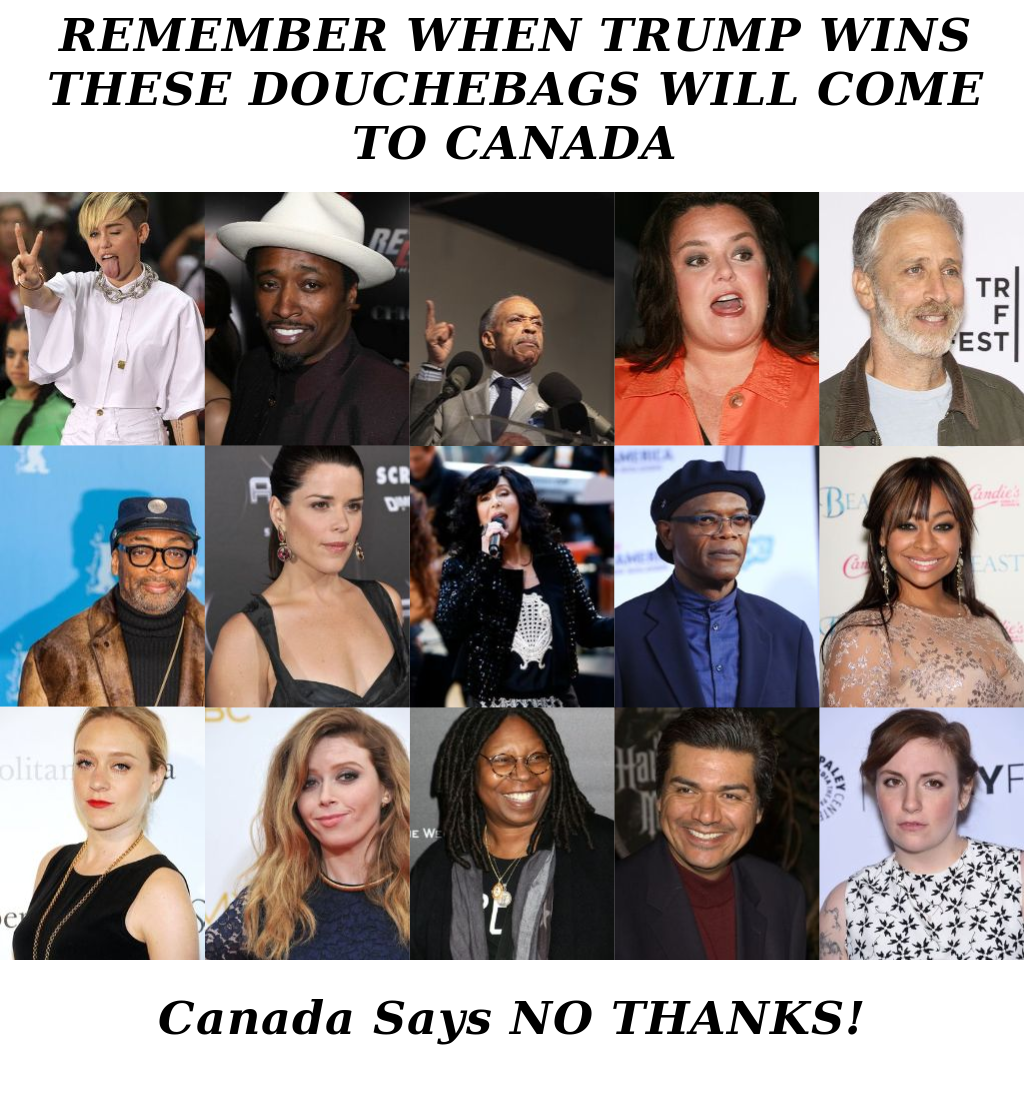 RoyFokker1's tweet photo. I'm notifying all Canadian Custom's agents to be on the lookout for these people - #denyentry @LibsNoFun #notmypresident https://t.co/ePQbydf7mh
