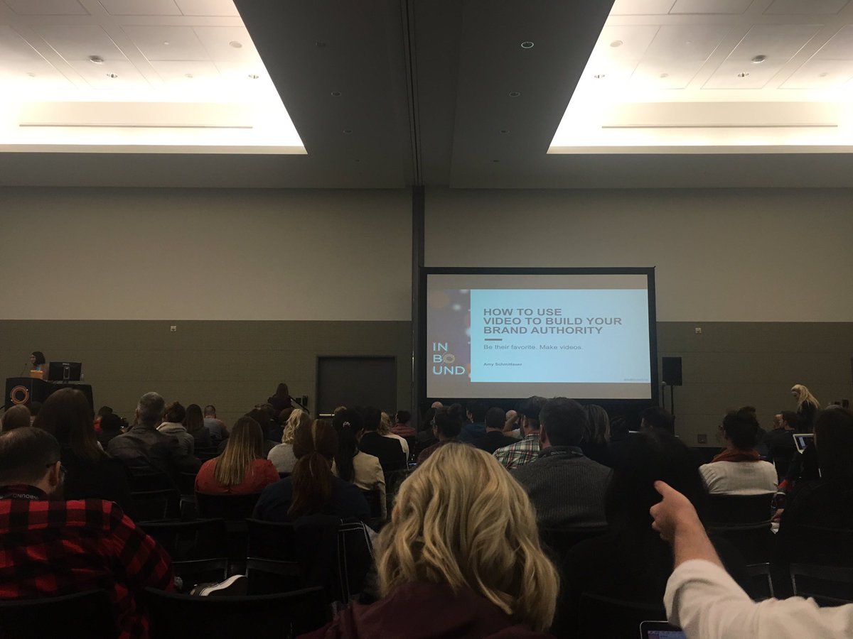AShap101's tweet image. Stoked for how to use video to build brand authority. #INBOUNDsolo