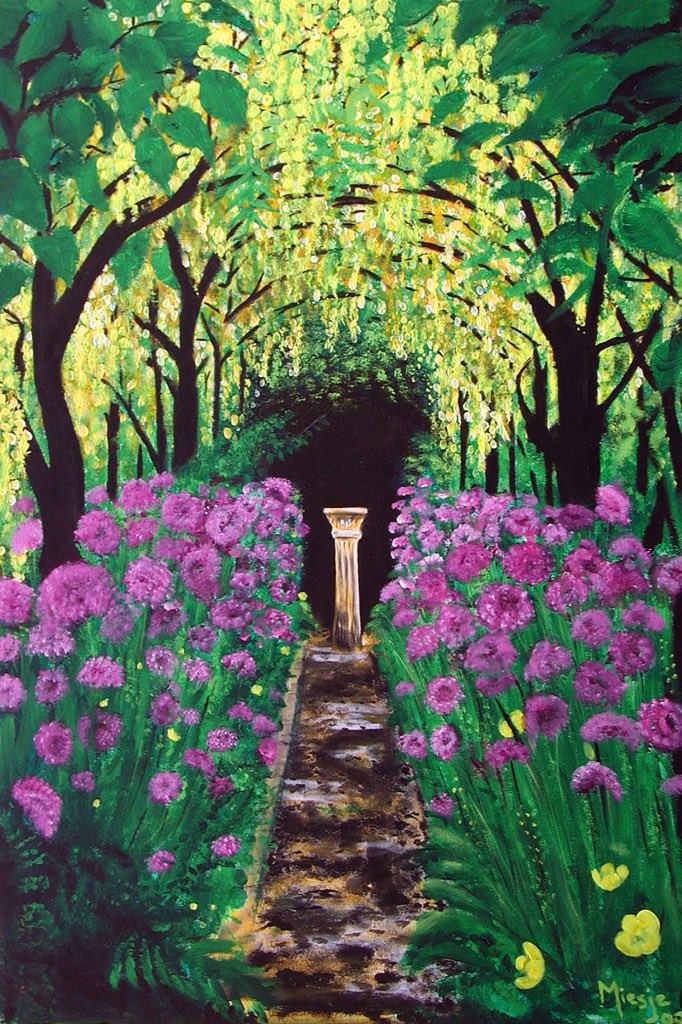 ArtistMiesje's tweet photo. Looking for a #happyplace #respite #art to #escapetheelection #painting a #path https://t.co/9xtNgTCdDW