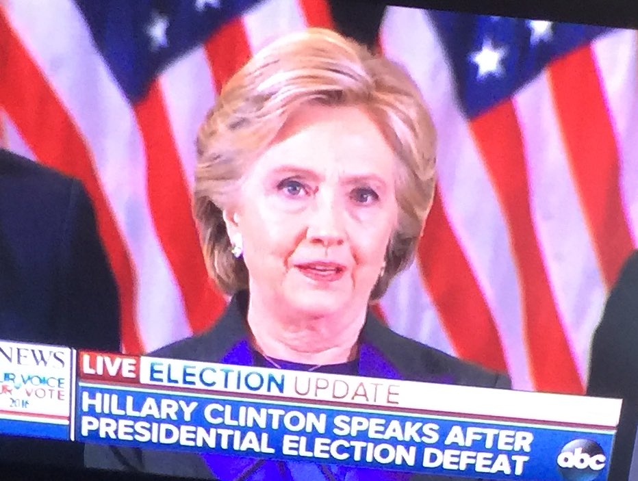 Clinton Concession Speech Hashtag On Twitter
