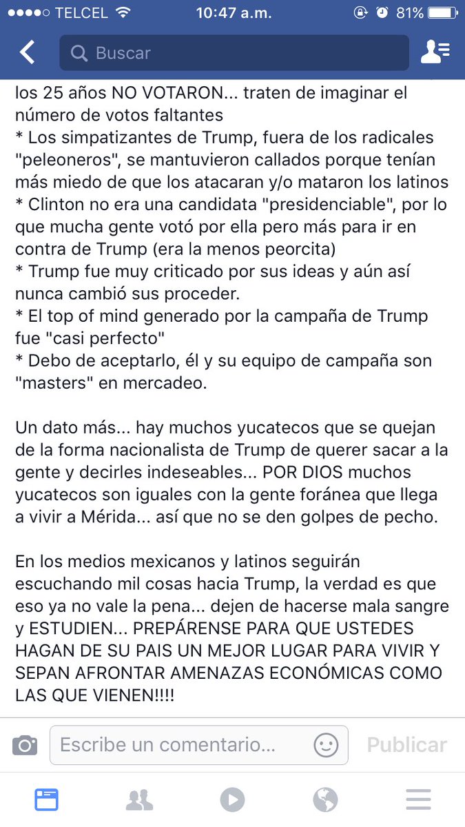 magicisalways's tweet photo. El análisis por parte de mi maestro de ventas de la universidad. #TrumpPresident #ElPoderDelMarketing https://t.co/nCymq4PPXx