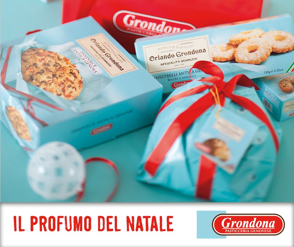 GrondonaSpa's tweet photo. Qui da noi si sente già profumo di #Natale . #Grondona #Genova #food #Pandolce #panettone #natale2016 #giftideas https://t.co/9fCLaiaaqx https://t.co/nbXETsnjIc