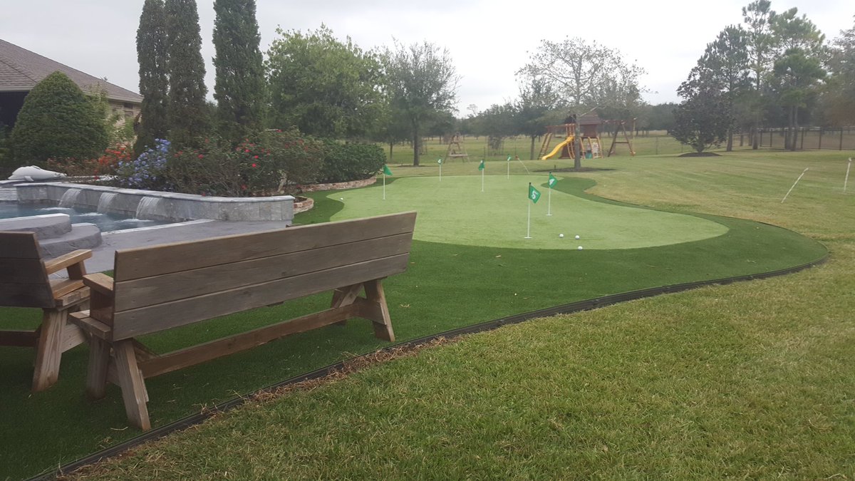 greenlinksinc's tweet photo. we need to thank Celebrity Greens and Hank Haney Radio for this project.  Mr. Hartman is another happy customer that came from the radio! https://t.co/GJHtSpi2Lw