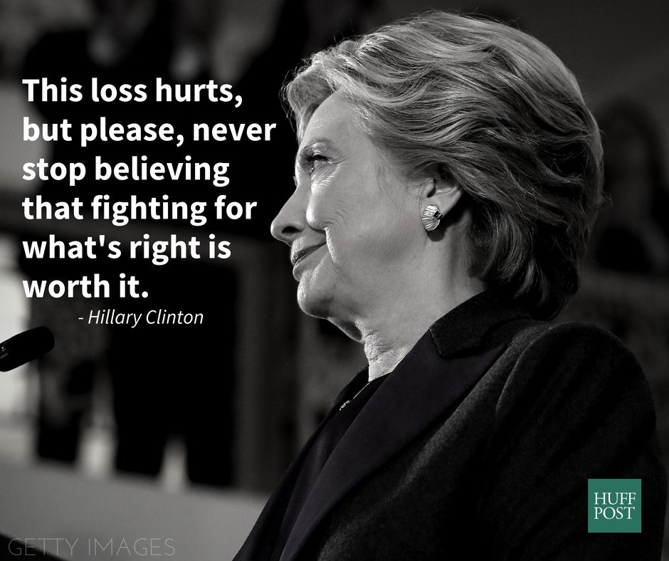 Hillary Clinton's strong parting words