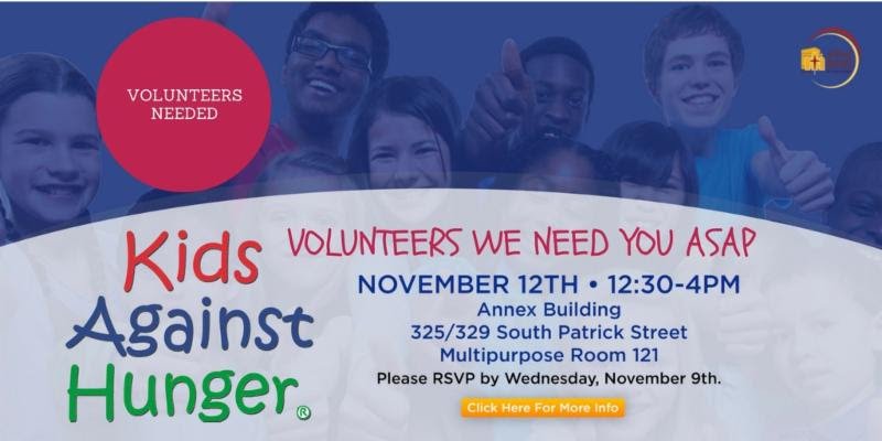 AlfredStreetBC's tweet photo. CALLING ALL VOLUNTEERS! This Saturday- Help combat hunger by preparing more than 20,000 meals. #ASBCCommunity #Volunteer https://t.co/E0O1NMexjl