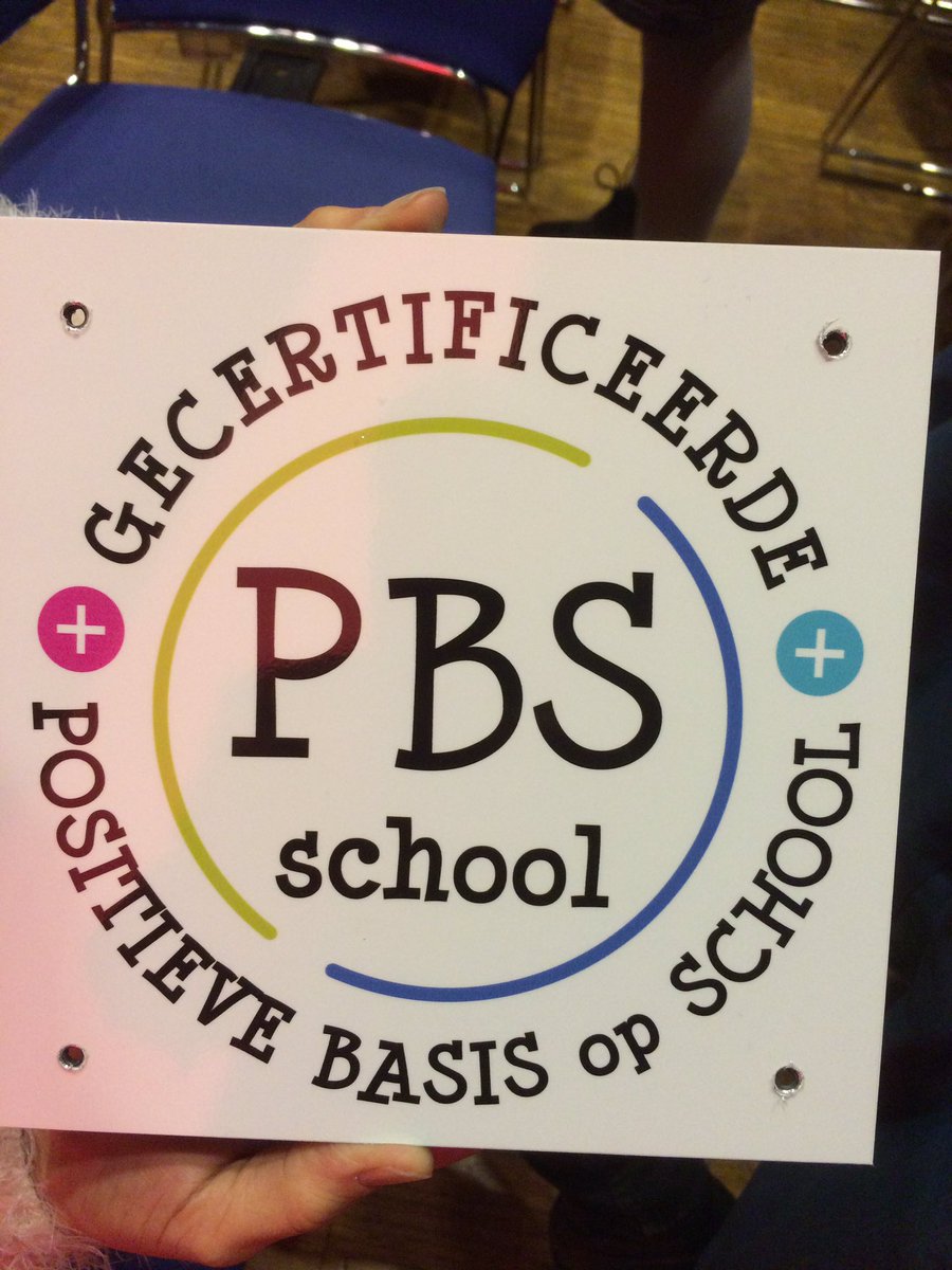 Twee sbo scholen in Enschede zijn gecertificeerd voor PBS.
Je doet geen PBS, je bent PBS
