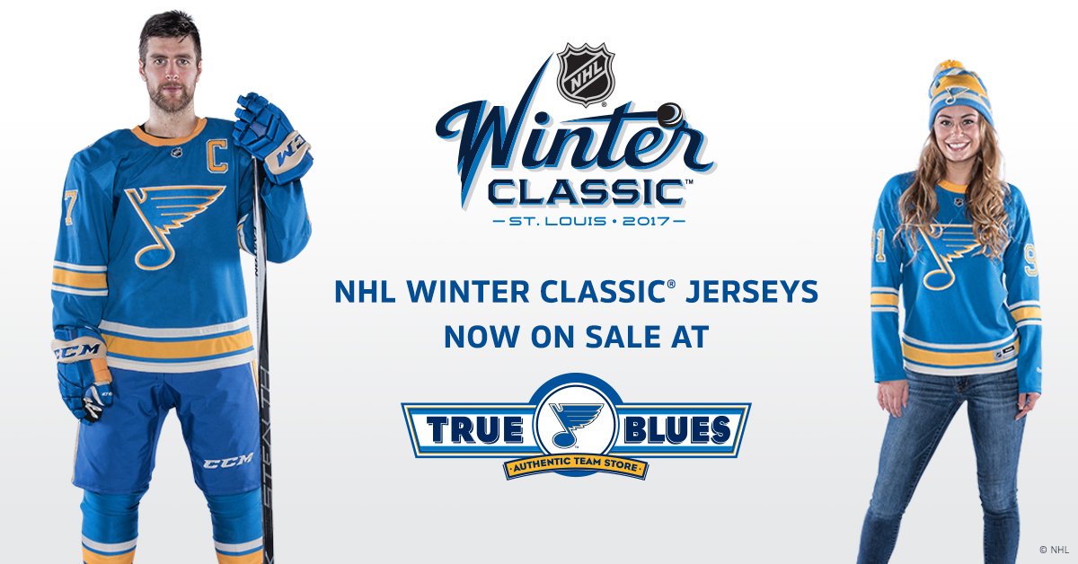 blues winter classic jersey for sale