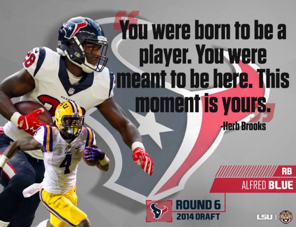 LSUFBrecruiting's tweet photo. #WednesdayMotivation #GeauxGetIt #NFLSU #AlfredBlue @alfredblue28 https://t.co/k92KQjLZ59