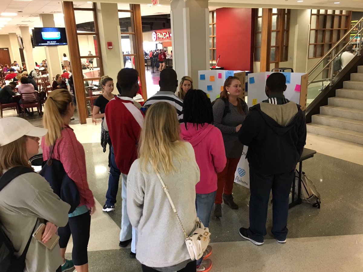 Great participation at our #ThatsNotLove tabling event today in the Ferg! Stop by and see us from now until 1 p.m.