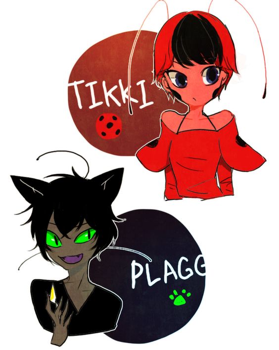 Plagg x Tikki (Miraculous: Tales of Ladybug and Chat Noir