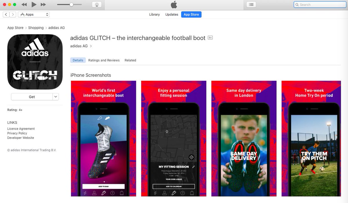 adidas glitch app download