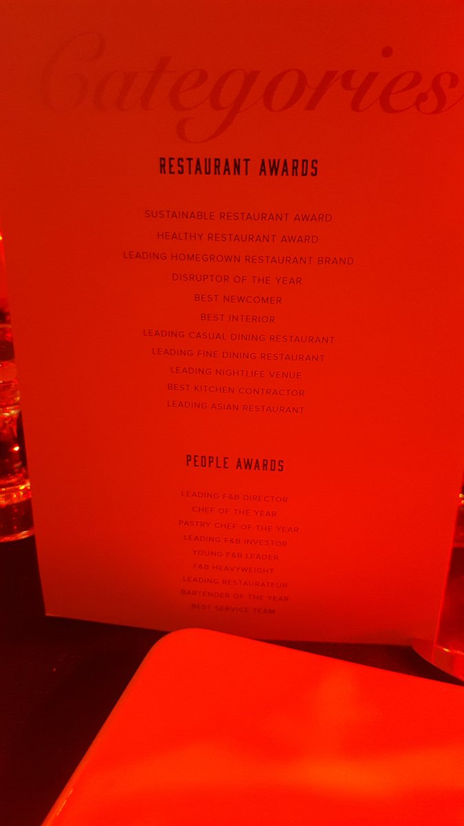 PulsarFoodstuff's tweet photo. The categories at the #FNBLeaders https://t.co/gsPHWhYsxp