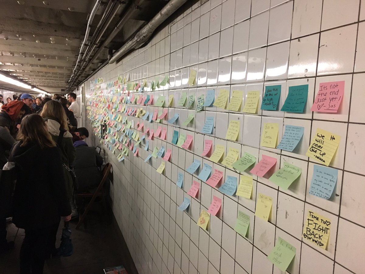 c_albertdeitch's tweet image. Something really cool is happening in the 6th Ave/14th Street subway tunnel.