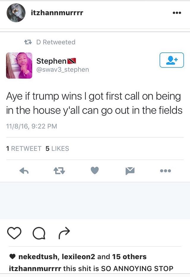 kvng_trxll's tweet image. Next time you wanna get butthurt over a joke how about you @ me on the social media site I'm actually on ?@mariemurray_