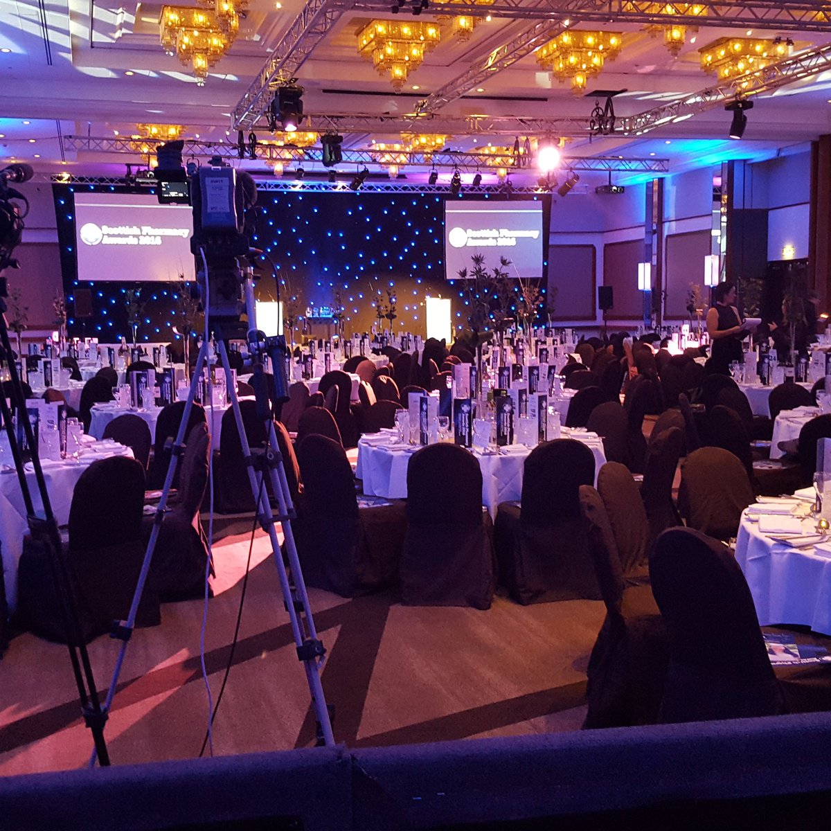 PreciseEventsuk's tweet image. Team Precise working their AV magic on the Scottish Pharmaceutical Awards tonight. #awards #pharmaceutical